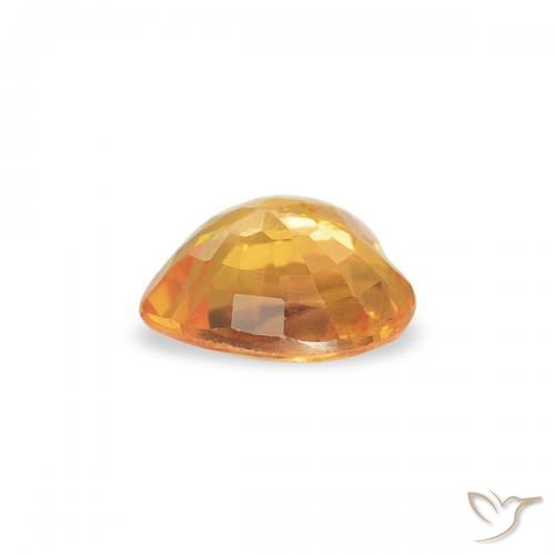 9,17 ctw natürlicher Mittelorange Saphir, Herz, VS