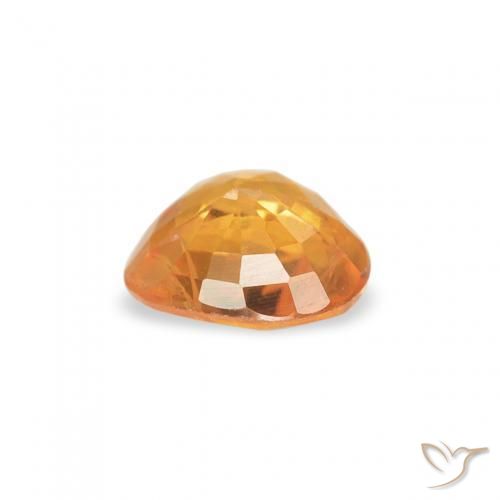 9,17 ctw natürlicher Mittelorange Saphir, Herz, VS