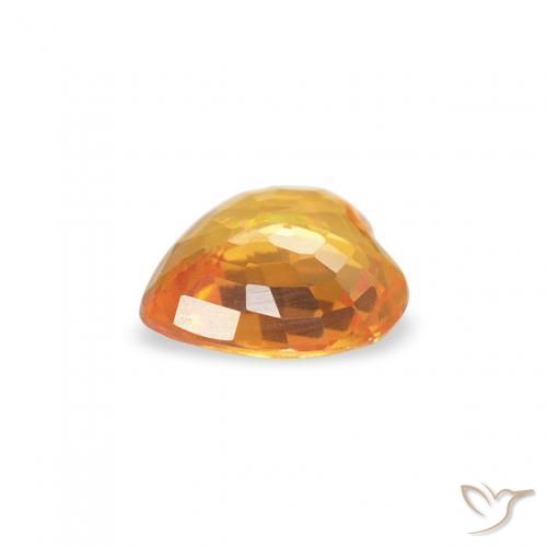 9,17 ctw natürlicher Mittelorange Saphir, Herz, VS