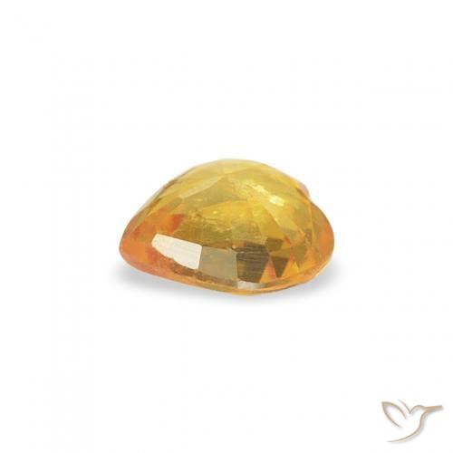 9,17 ctw natürlicher Golden Saphir, Herz, VS