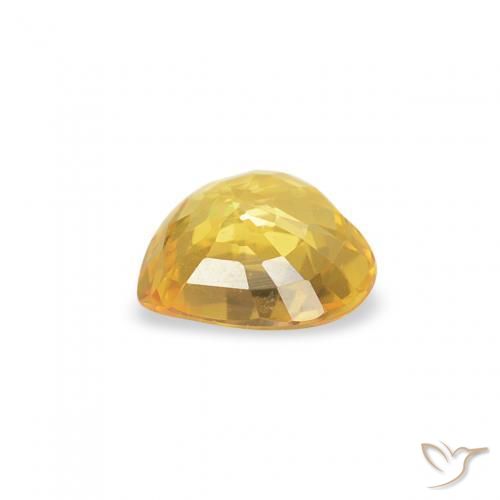 9,17 ctw natürlicher Golden Saphir, Herz, VS