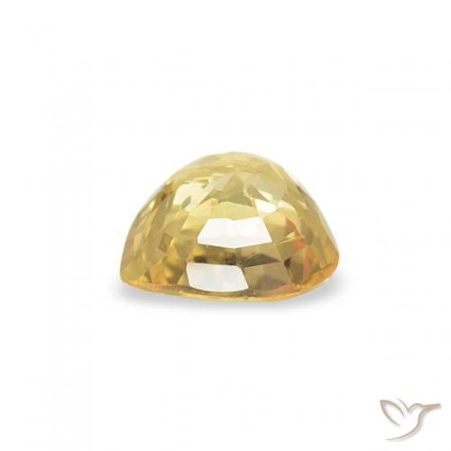 9,17 ctw natürlicher Mittelgold Saphir, Herz, VS