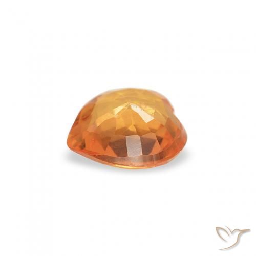 9,17 ctw natürlicher Mittelorange Saphir, Herz, VS