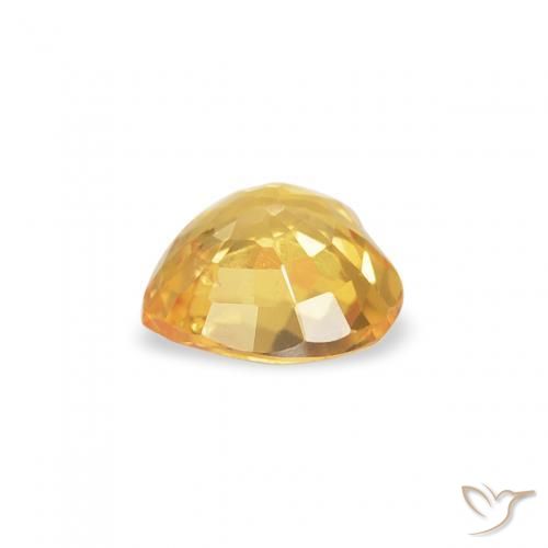 9,17 ctw natürlicher Golden Saphir, Herz, VS