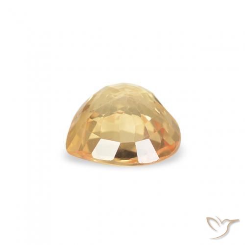 9,17 ctw natürlicher Golden Saphir, Herz, VS