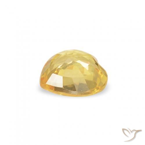 9,17 ctw natürlicher Golden Saphir, Herz, VS