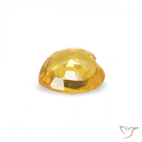 9,17 ctw natürlicher Golden Saphir, Herz, VVS
