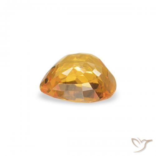 9,17 ctw natürlicher Orange-Gold Saphir, Herz, VS