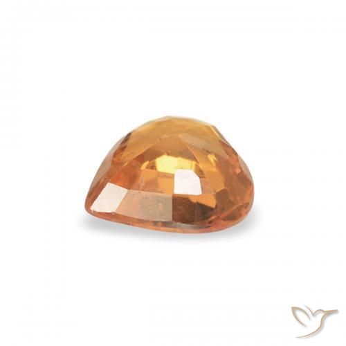 9,17 ctw natürlicher Aprikose Orange Saphir, Herz, VS