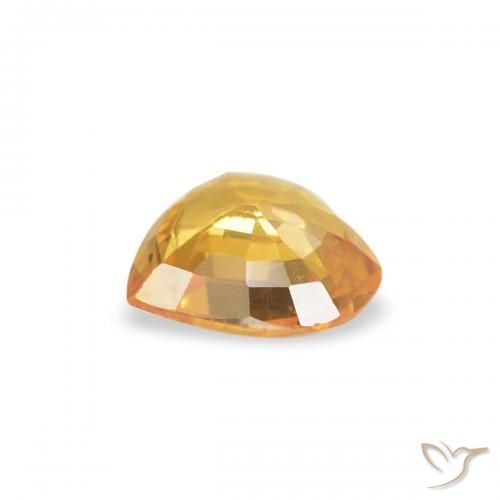 9,17 ctw natürlicher Mittelorange Saphir, Herz, VS