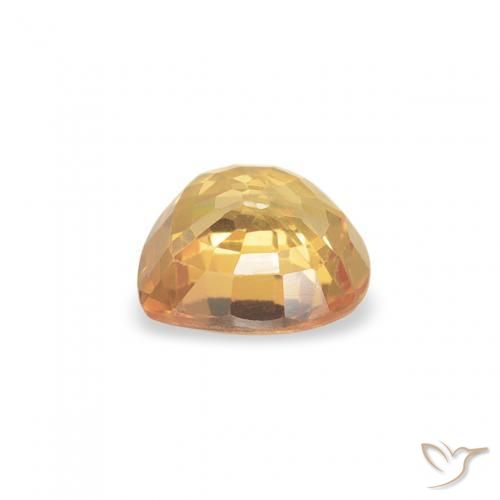 9,17 ctw natürlicher Orange-Gold Saphir, Herz, VVS-VS