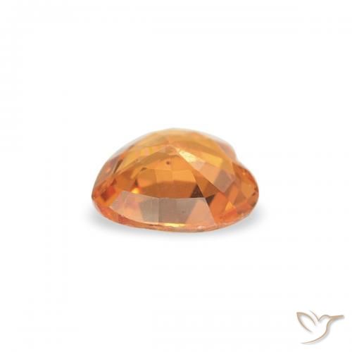 9,17 ctw natürlicher rötlich-orange Saphir, Herz, VS