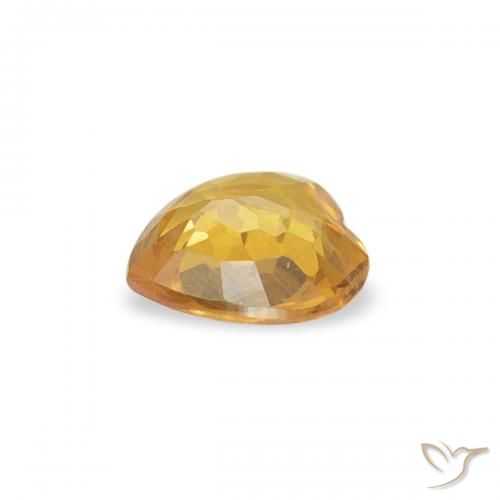 9,17 ctw natürlicher Medium Light-Golden Saphir, Herz, VVS-VS