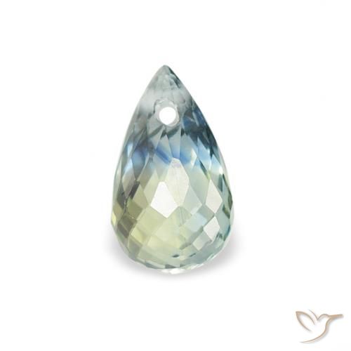 0.59ct Natürlicher Blaugrün Saphir, Briolette, VS