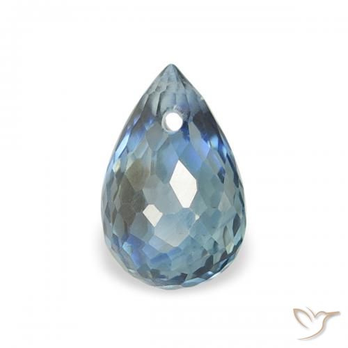 0.75ct Natürlicher Blaugrün Saphir, Briolette, VS