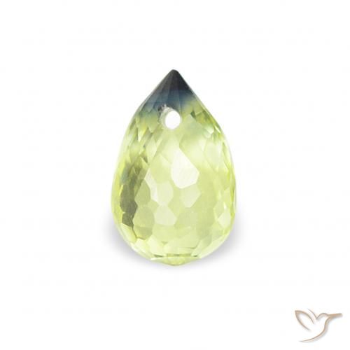 0.41ct Natürlicher hellgelb Saphir, Briolette, VS