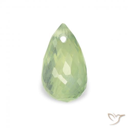 0.88ct Natürlicher Birnengrün Saphir, Briolette, VS