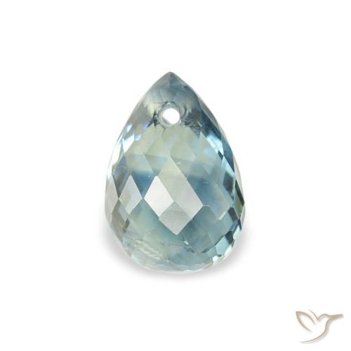 1.17ct Natürlicher Blaugrün Saphir, Briolette, VS