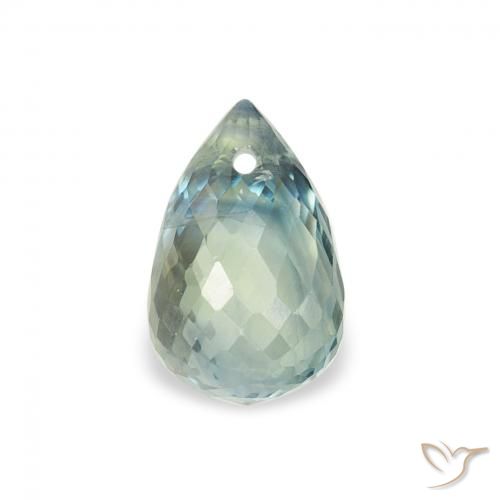 1.02ct Natürlicher Blaugrün Saphir, Briolette, VS