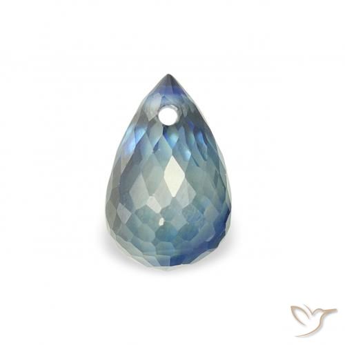 0.65ct Natürlicher Blaugrün Saphir, Briolette, VS