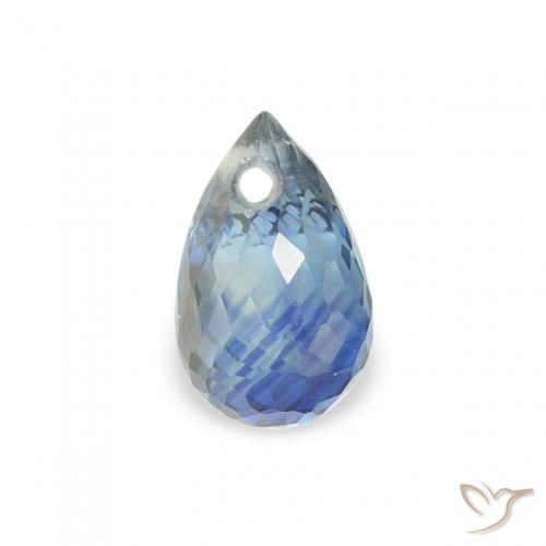 0.62ct Natürlicher Blaugrün Saphir, Briolette, VS