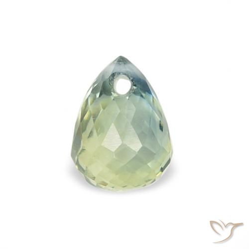0.73ct Natürlicher Blaugrün Saphir, Briolette, VS