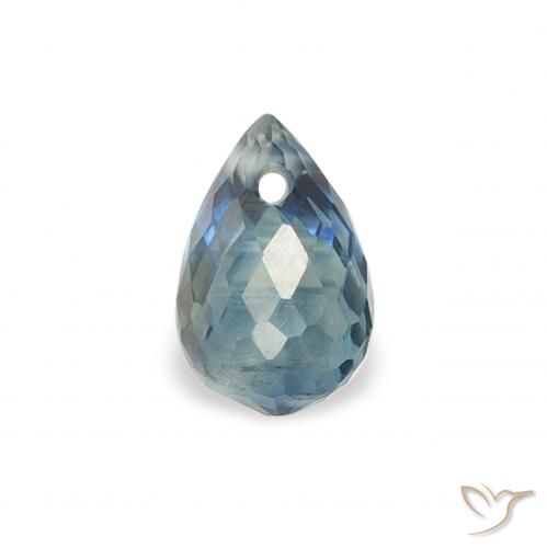 0.52ct Natürlicher Blaugrün Saphir, Briolette, VS