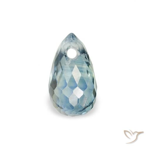 0.53ct Natürlicher Blaugrün Saphir, Briolette, VS