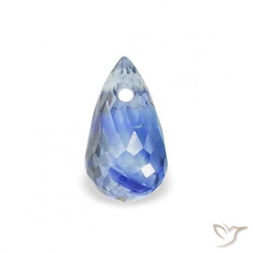 0.34ct Natürlicher hellblau Saphir, Briolette, VS