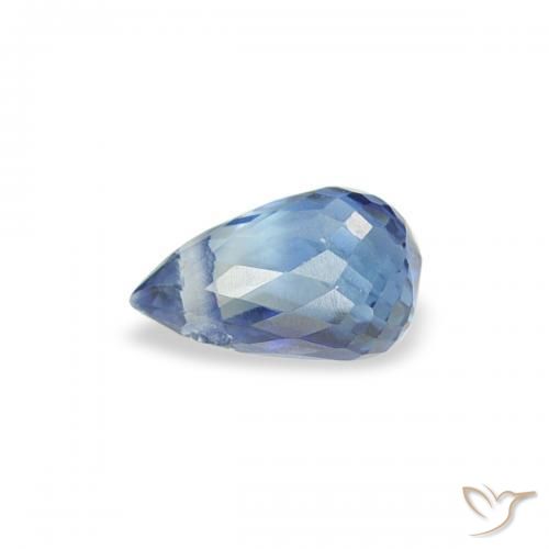 9,17 ctw natürlicher hellblau Saphir, Briolette, VS