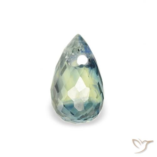 0.54ct Natürlicher Blaugrün Saphir, Briolette, VS