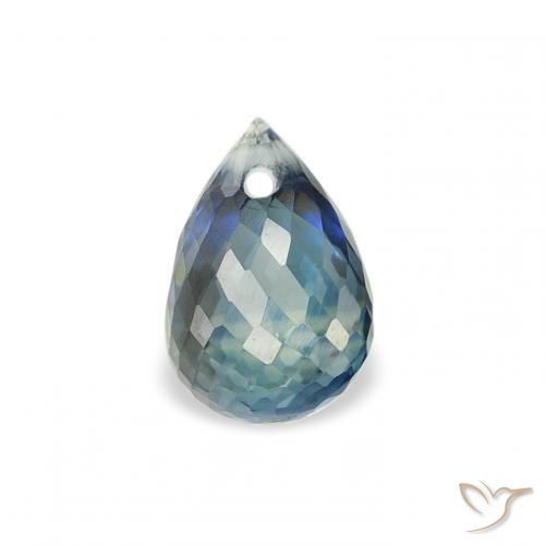 1.00ct Natürlicher Blaugrün Saphir, Briolette, VS