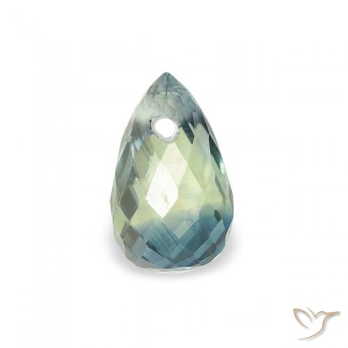 0.59ct Natürlicher Blaugrün Saphir, Briolette, VS