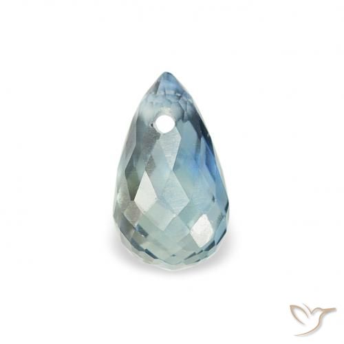 0.49ct Natürlicher Blaugrün Saphir, Briolette, VS