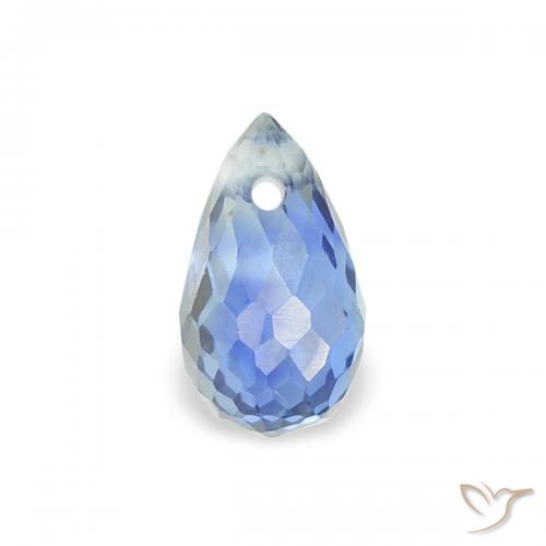 0.48ct Natürlicher hellblau Saphir, Briolette, VS