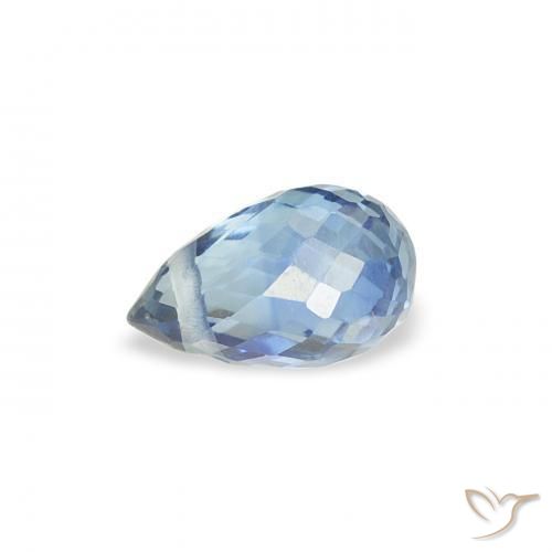9,17 ctw natürlicher hellblau Saphir, Briolette, VS