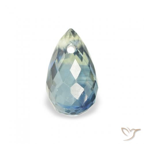 0.65ct Natürlicher Blaugrün Saphir, Briolette, VS