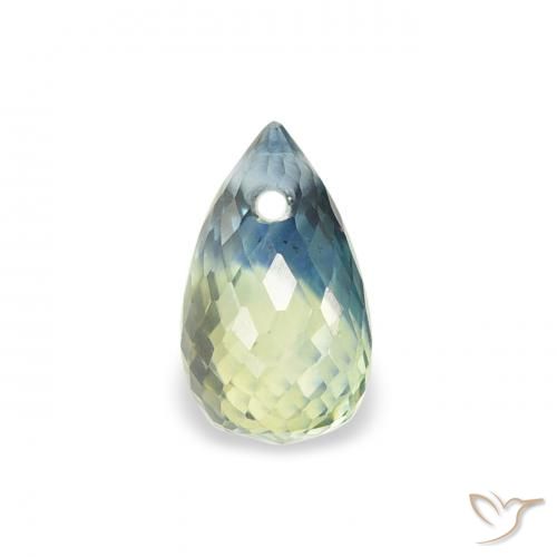 0.62ct Natürlicher Mehrfarbig Saphir, Briolette, VS