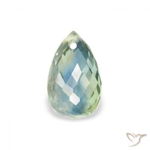 0.83ct Natürlicher Blaugrün Saphir, Briolette, VS