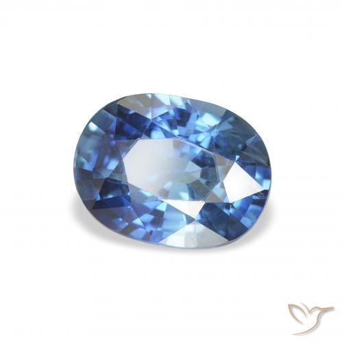 9,17 ctw natürlicher hellblau Saphir, Oval, VS