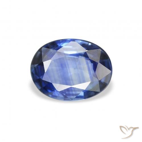 1.15ct Natürlicher Mittleres Dunkelblau Saphir, Oval, VVS-VS