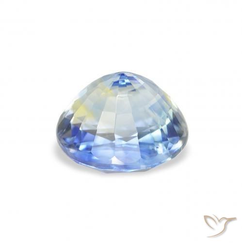 9,17 ctw natürlicher Pastellblau Saphir, Oval, VS
