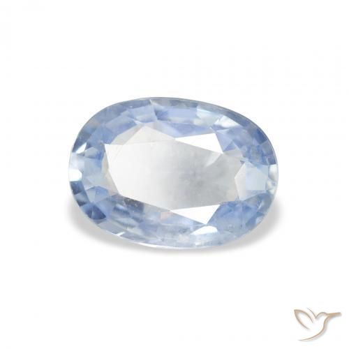 9,17 ctw natürlicher hellblau Saphir, Oval, VS