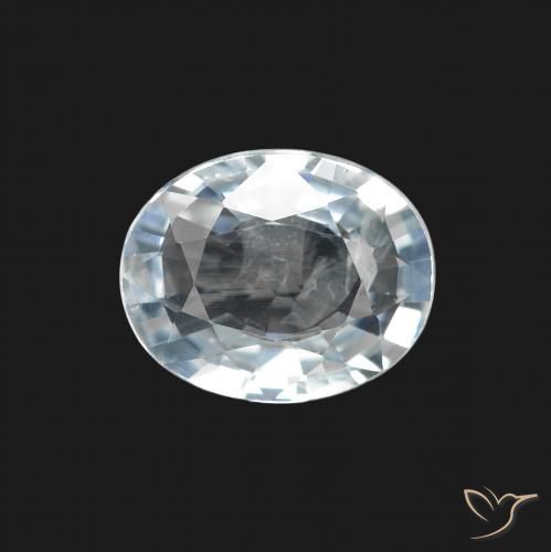 1.93ct Natürlicher Bläulich-weiß Saphir, Oval, VS