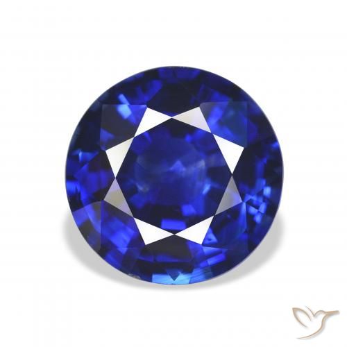 7.03ct Natürlicher Königsblau Saphir, Runden, VS