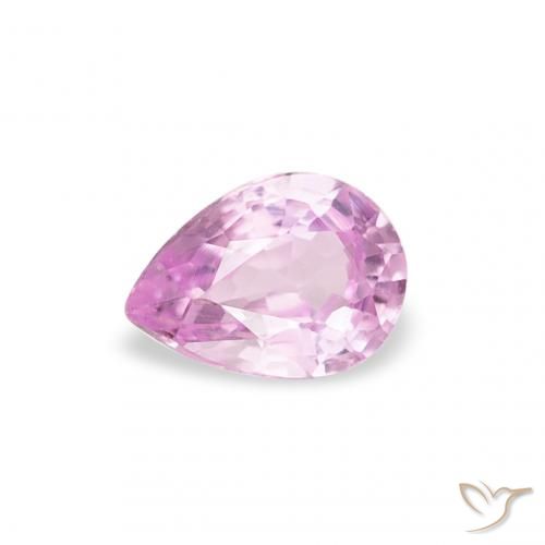 0.24ct Leuchtend rosa Saphir, Birnenform, VVS-VS
