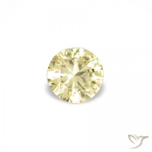 1.53ctw Helles Laguna-Gelb Saphir, Runden, VVS-VS