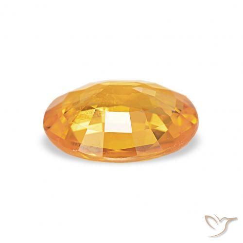 9,17 ctw natürlicher rötlich-orange Saphir, Oval, SI-I1