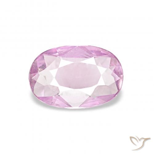 0.40ct Hellrosa Violett Lila Saphir, Oval, VVS