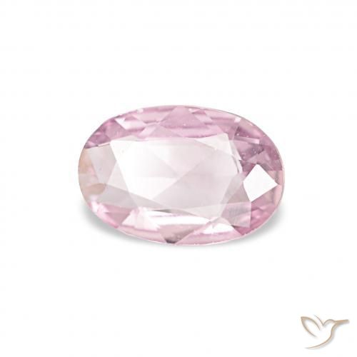 9,17 ctw natürlicher hellrosa Saphir, Oval, VVS
